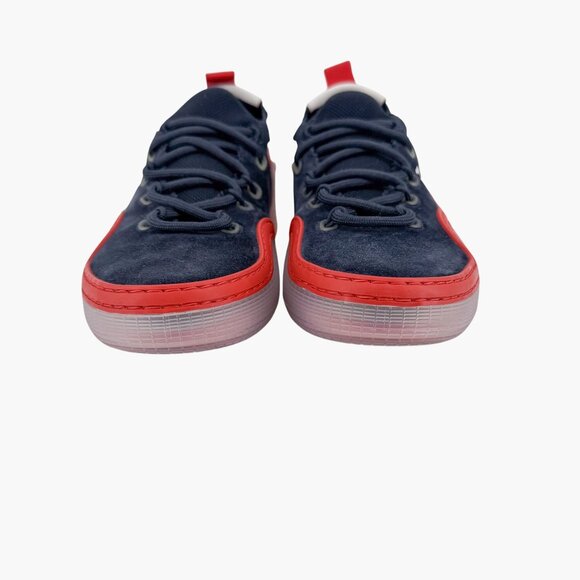 Christian Louboutin Arpoador Navy Blue Suede Sock Sneakers Size 37 US 7 Women's - Picture 6 of 16